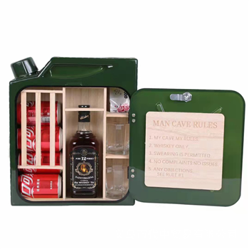 Mini Gasoline Barrel Wine Cabinet Display