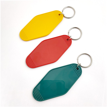 Plastic Motel Keychain