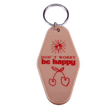 Plastic Motel Keychain