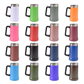 24oz Stainless Steel Big Grip Beer Stein
