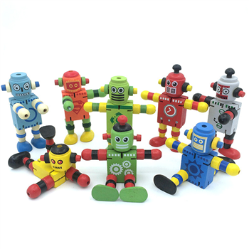 Wooden Robot Toys