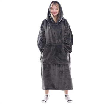 Fluffy Hooded Blanket