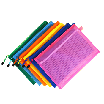 Colored document stationery bags