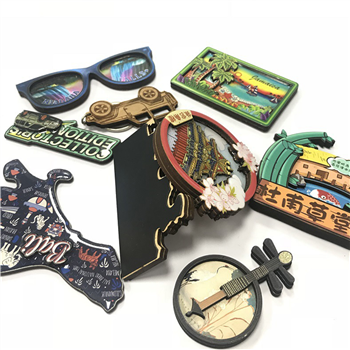 Wooden Magnetic Refrigerator Magnets