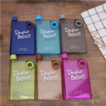 A5 Water Bottle Flat Portable Travel Mug Handbag