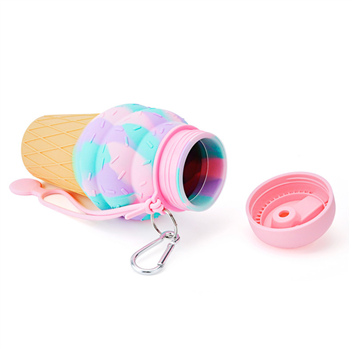 Collapsible Kid Ice Cream Water Bottle