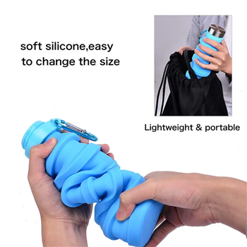 Collapsible Folding Silicone Water Bottle