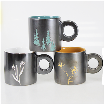 15oz Metallic Ceramic Mug