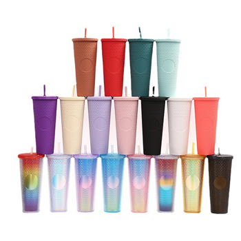 24oz Double Wall Plastic Tumbler