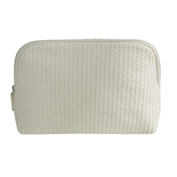 Natural Straw Cosmetic Bag