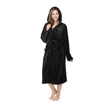 Long Plush Flannel Robe