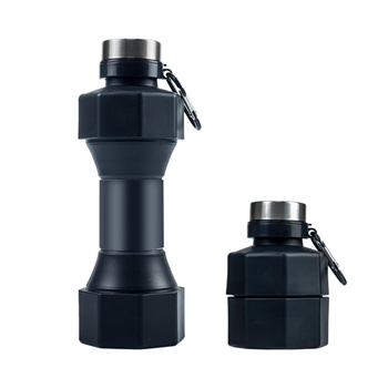 Collapsible Silicone Sports Water Bottle