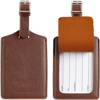 Genuine Leather Luggage Tag