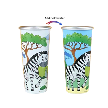 Color-changing Aluminum Cup