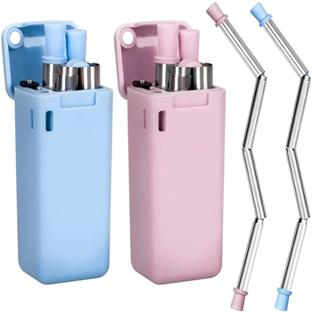 Reusable Collapsible Drinking Straw 