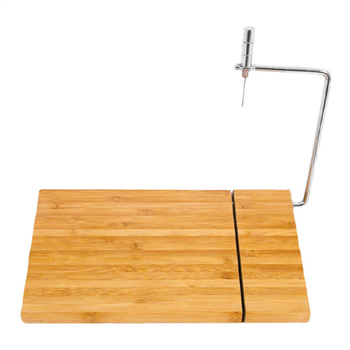 Bamboo Cutting Board with Slicer