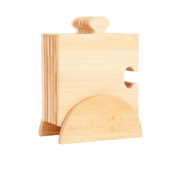 Bamboo Puzzle Coasters