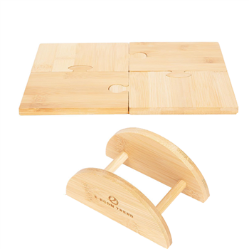 Bamboo Puzzle Coasters