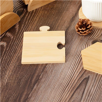 Bamboo Puzzle Coasters