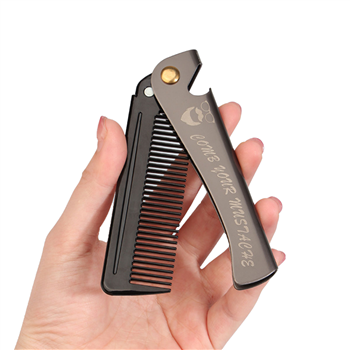 Stainless Steel Folding Comb with Bottle Opener