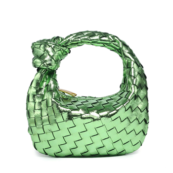 Glossy Woven Knot Bag