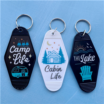 Retro Motel Keychain