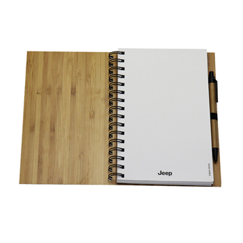 A5 Bamboo Spiral Notebook with Pen