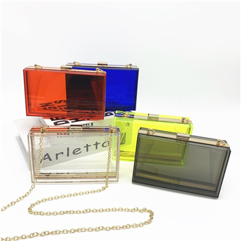 Acrylic Square Crossbody Bag