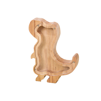 Wooden Animal-Shaped Piggy Bank
