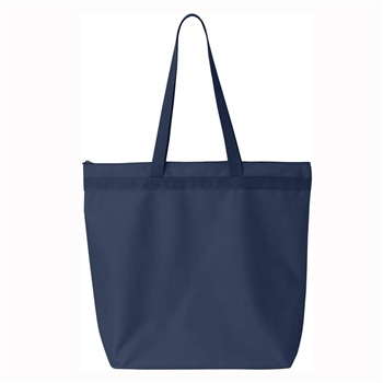 Large Tote With Zipper