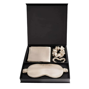 Silk Pillowcase Set with Eye Mask Scrunchies Gift Set