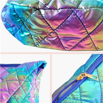 Quilted Iridescent tote Bag