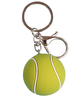 Soft PVC Rubber Sports Keychain