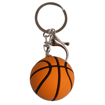 Soft PVC Rubber Sports Keychain