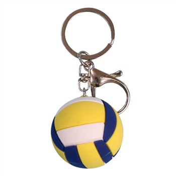Soft PVC Rubber Sports Keychain