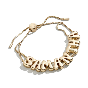 Bubble Custom Slider Bracelet
