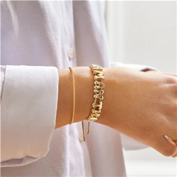Bubble Custom Slider Bracelet