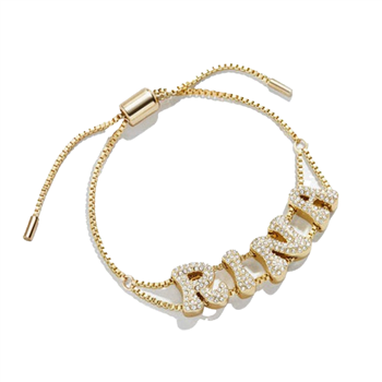 Bubble Custom Slider Bracelet