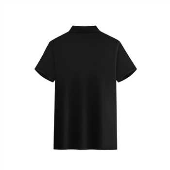 Black Moisture Wicking Polo