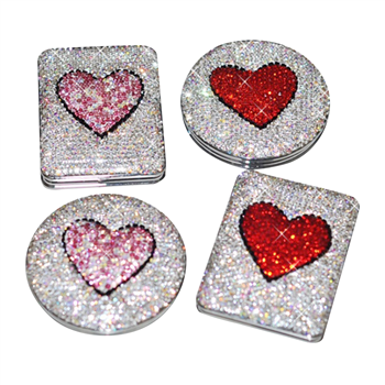 Rhinestone Cosmetic Mirror 