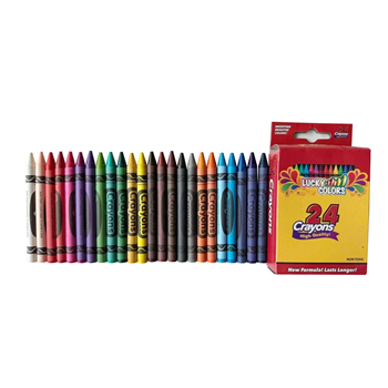 24 - color crayons