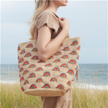 Natural Raffia Tote