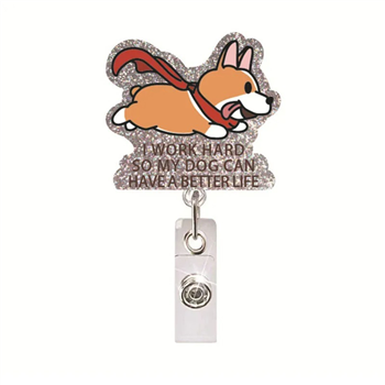 Acrylic Retractable Badge Reel 