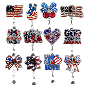 Acrylic Retractable Badge Reel 