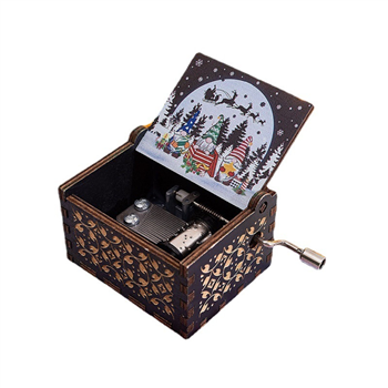 Mini Hand Crank Music Box