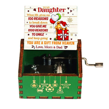 Mini Hand Crank Music Box